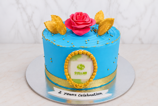 Stallion Corporate Celebration Rose Cake