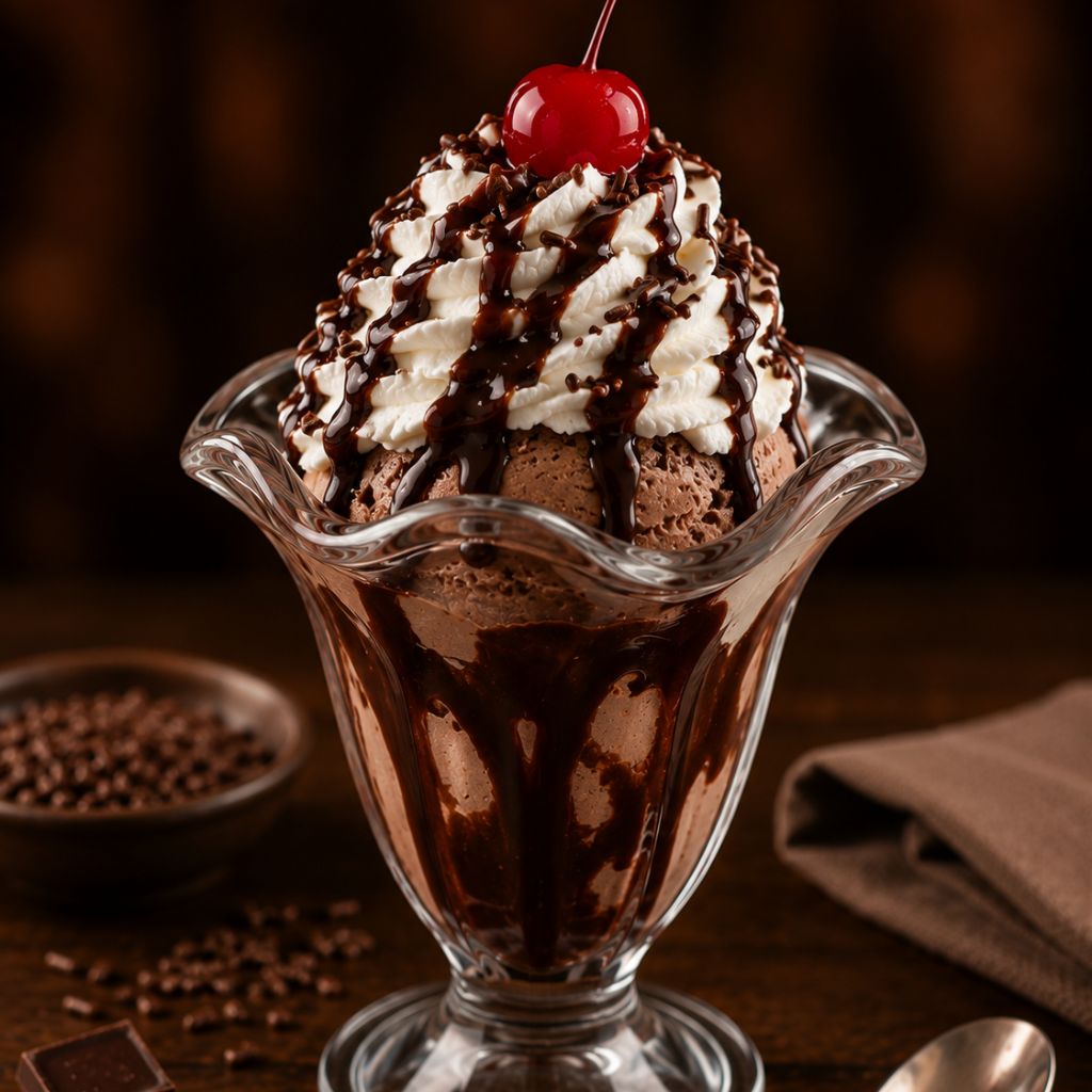 Sundae Single Hot Chocolate Fudge