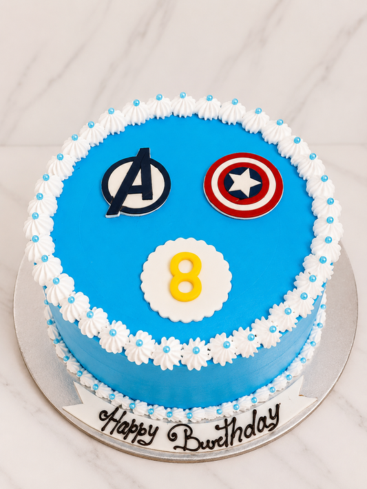 Superhero Avengers Birthday Cake