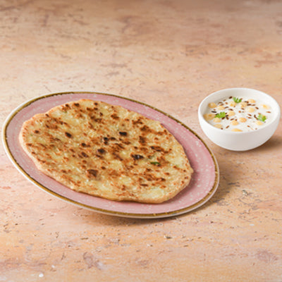 Tawa Parantha with Curd