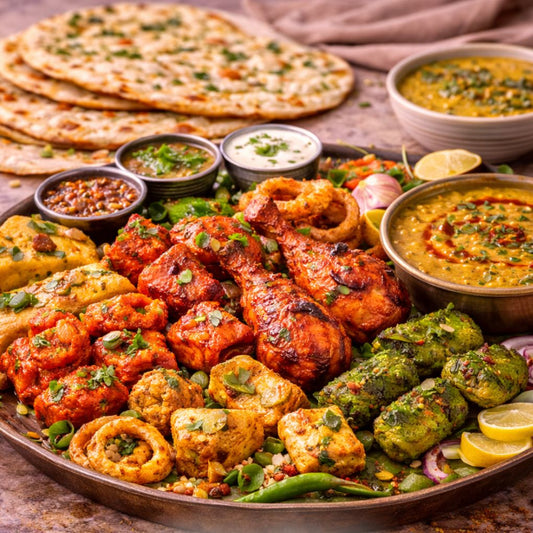 Tandoori Platter With Dal Naan