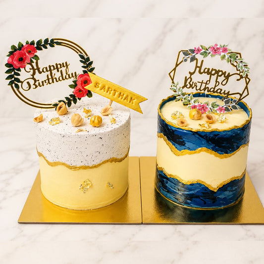 Twin Designer Birthday Cake