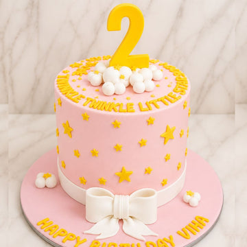 Twinkle Twinkle Little Star Birthday Cake