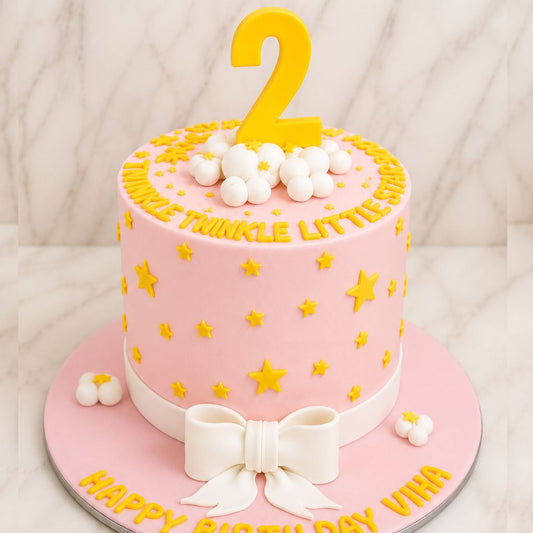 Twinkle Twinkle Little Star Birthday Cake