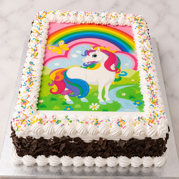Unicorn Photo Cake