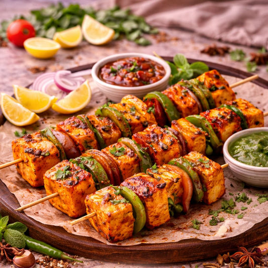 Veg. Paneer Tikka Plater