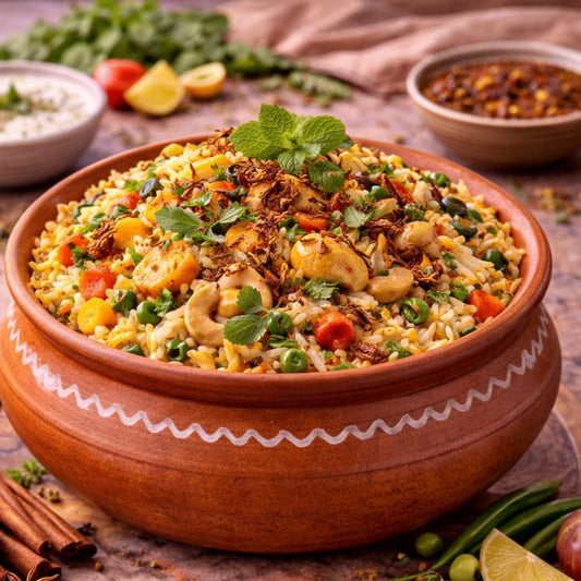 Vegetable Handi Biryani