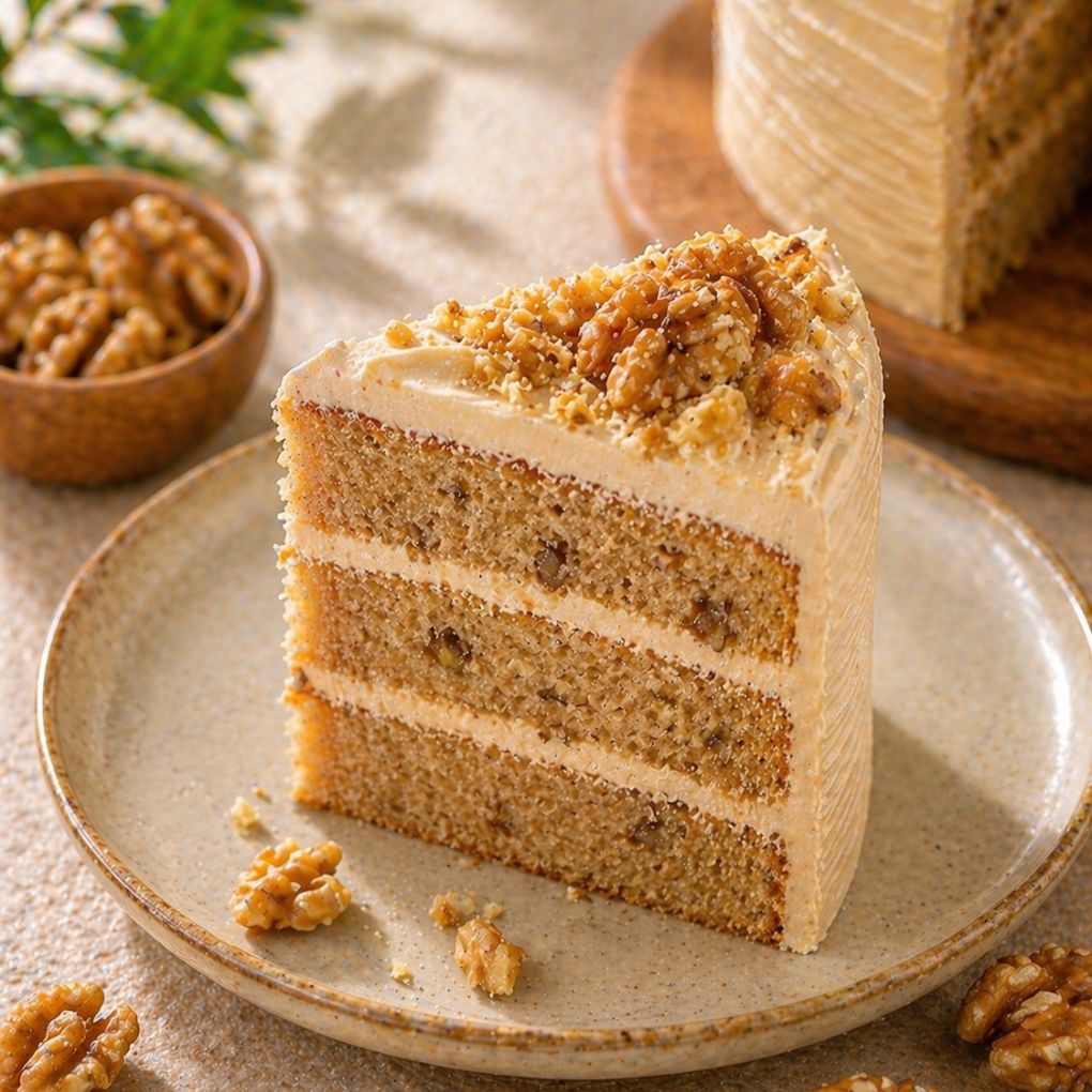 Walnut Slice Cake