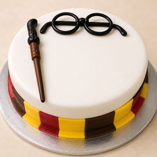 Wizard Theme Fondant Cake