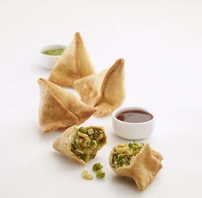 Matar Samosa Desi Ghee