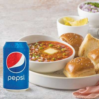 Pao Bhaji With Pepsi